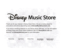 Tablet Screenshot of disneymusiconline.com